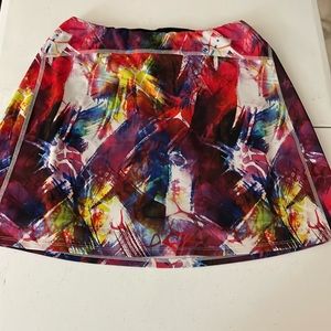 Skirtsports printed skort small